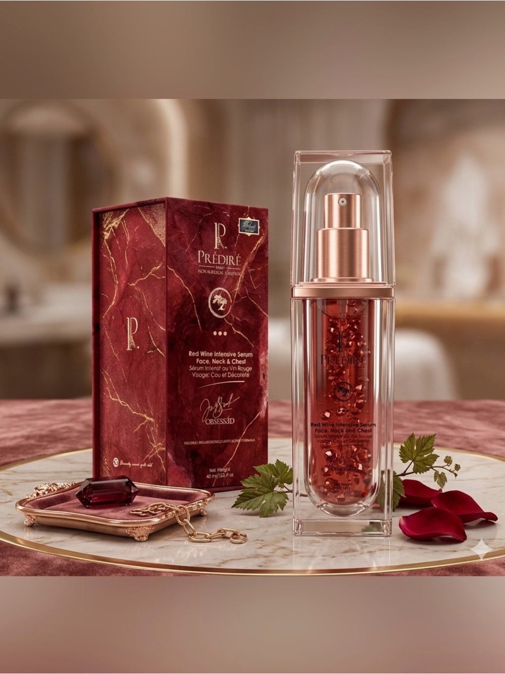 PP Red Wine Intensive Firming Serum for Face, Neck & Chest ~ Retail $985
